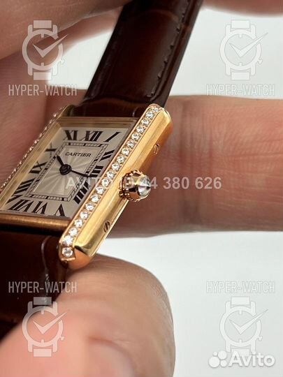 Часы Cartier Tank 22,5mm Diamond