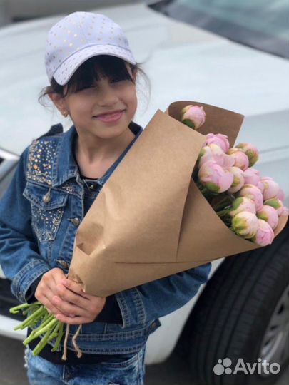 Пионы букет пионов 7 11 19 15