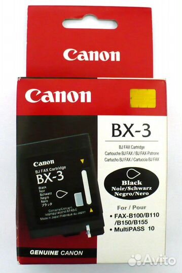 Картриджи Canon BX-3, Canon BC-02
