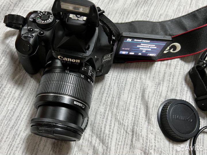 Фотоаппарат canon eos 600d в хорошем состоянии