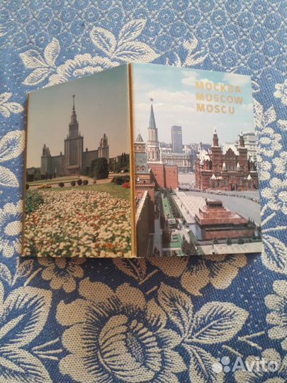 Набор открыток ссср. Москва. 12 открыток