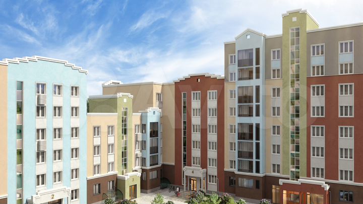 2-к. квартира, 69 м², 5/6 эт.