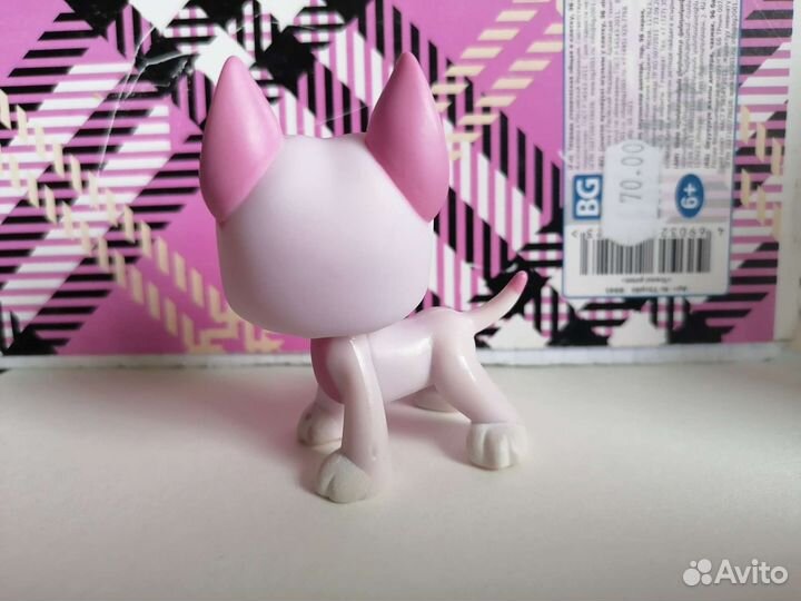 Littlest pet shop дог lps great dane #1022