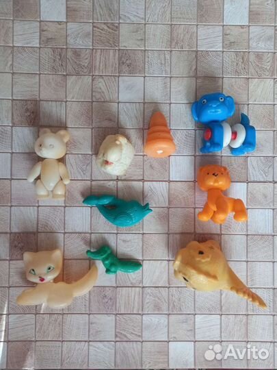 Игрушки резиновые и пластмассовые СССР