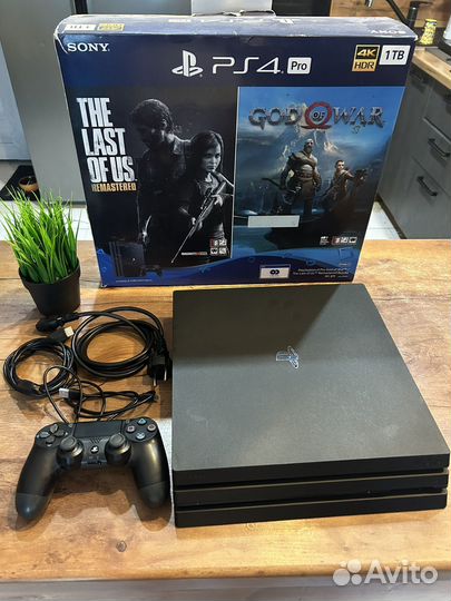 Sony playstation 4 PS4 pro 1tb с играми