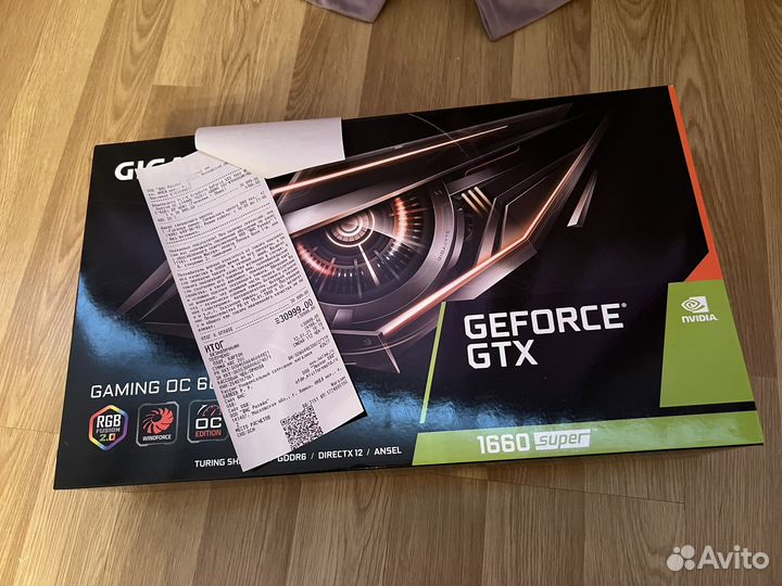 Видеокарта Gigabyte gtx 1660 super OC