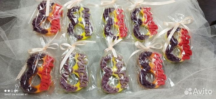 Букетики из мыла