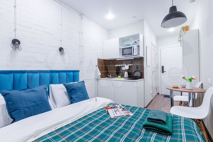 Квартира-студия в апарт-отеле, 15,2 м², 2/4 эт.