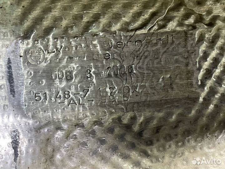 Термоэкран дна BMW e90 3er седан бмв