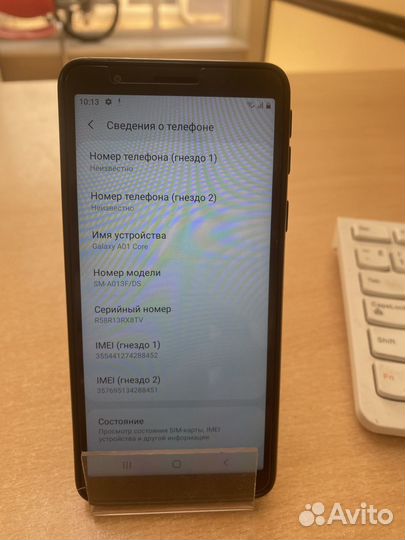 Смартфон Samsung Galaxy A01 Core16 gb арт 109
