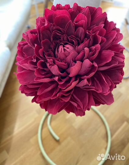 Цветы из бумаги ростовые