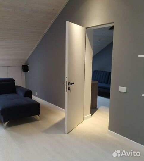 Двери межкомнатные скрытые под покраску, отделку