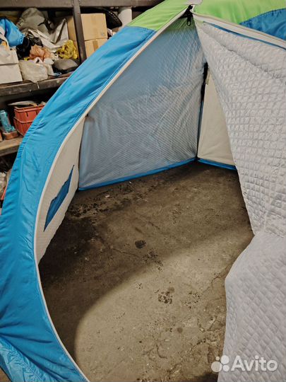 Палатка для зимней рыбалки зонт 2 местная