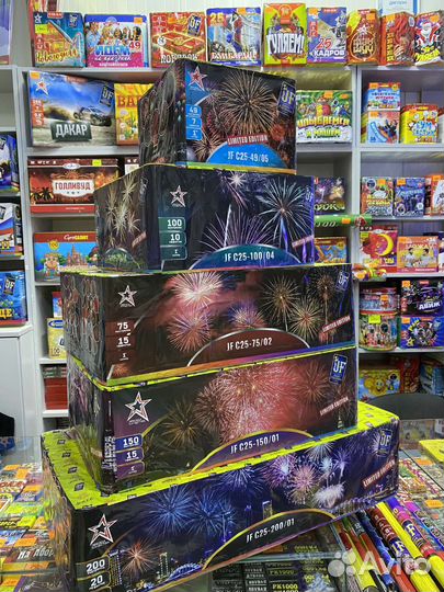 Фейерверк салют петарда бенгальский огонь