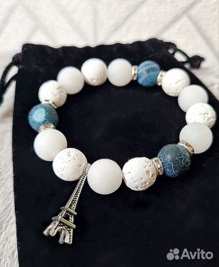 Браслет ручной работы из натуральных камней
