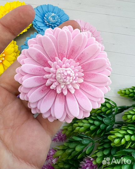 Цветы на резинки или заколке