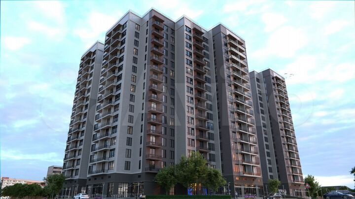 3-к. квартира, 99,9 м², 15/16 эт.