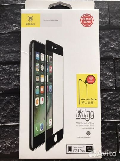 Защитное стекло для iPhone 7 plus, 8 Plus