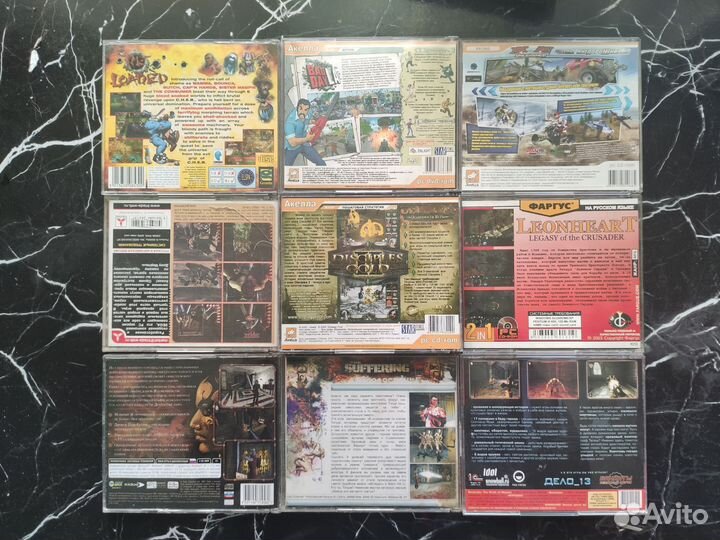 Диски с играми, DVD, CD