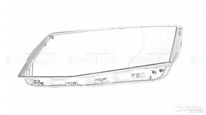 Стекло фары Skoda Octavia A7 2013 - 2017