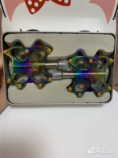 Титановые педали RockBros 9/16 yrpd-07T