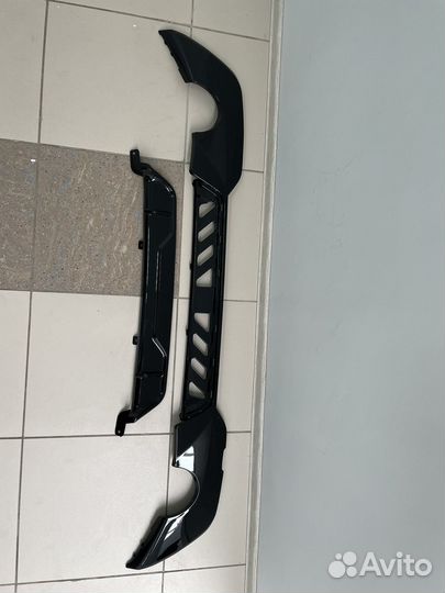 Диффузор BMW 3 g20 performance открашенный black