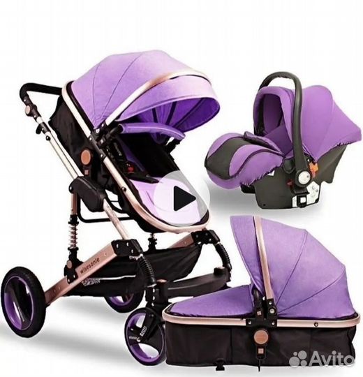 Коляска 3 в 1 Wisesonle Q3