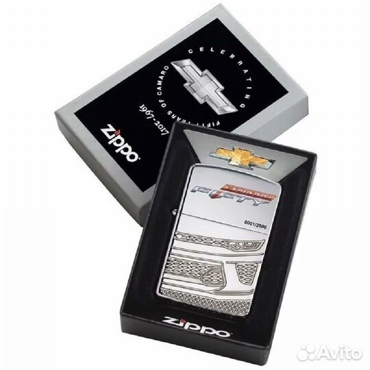 Зажигалка Zippo Armor Camaro 50Th Anniversary