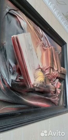 Картина с 3d эффектом из кожи