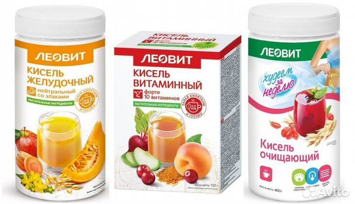 Кисель Леовит 100гр/400гр