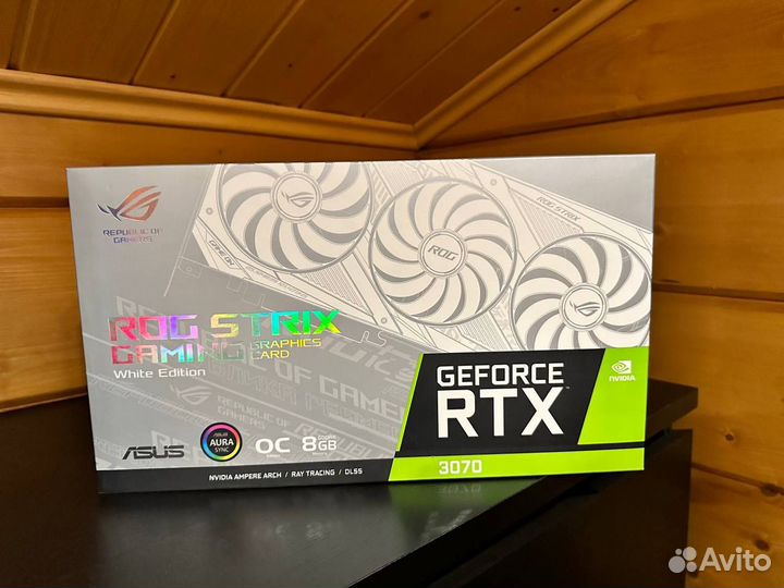 Nvidia Geforce asus ROG Strix RTX 3070 White OC