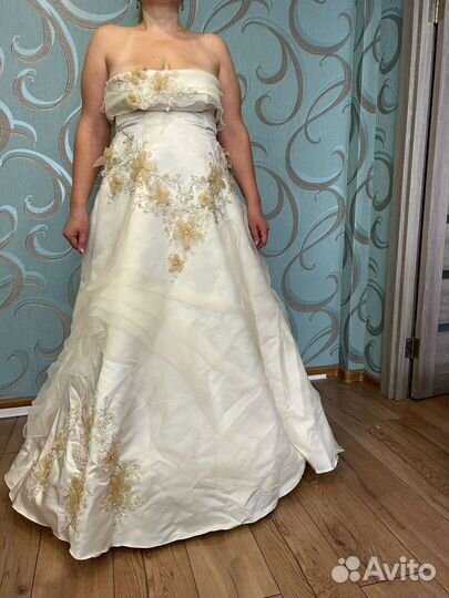 Свадебное платье б/у 50 размер
