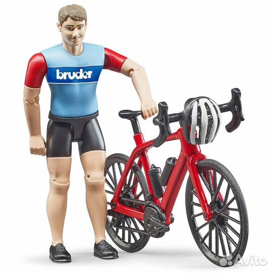 Игровой набор Bruder Велосипед с фигуркой