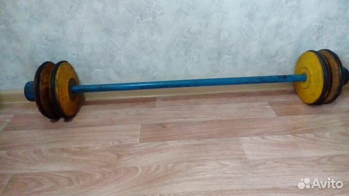 Штанга гриф блины бу