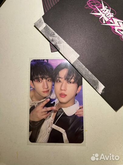 Официальная карта Бан Чан и Чанбин stray kids