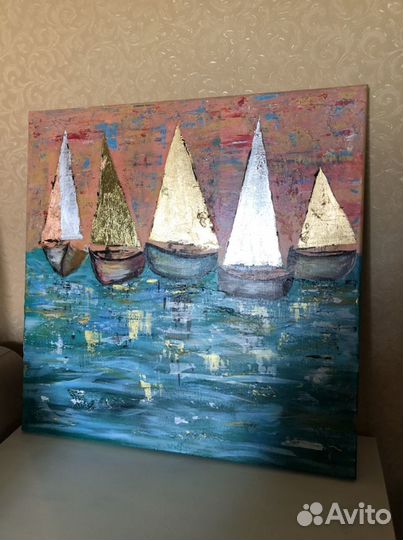 Интерьерная картина маслом на холсте