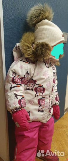 Зимний костюм huppa на девочку рост 80 (86-90)