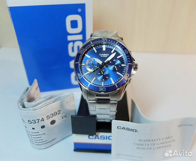 Часы мужские Casio MTD-320D-2AV оригинал новые