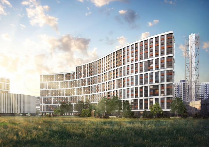 1-к. квартира, 33,9 м², 8/16 эт.