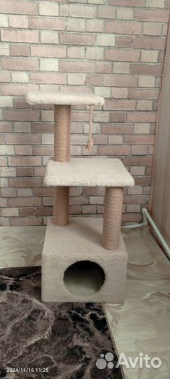 Когтеточка домик для кошки