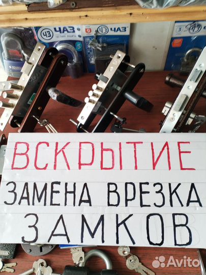 Вскрытие, замена, врезка и продажа дверных замков