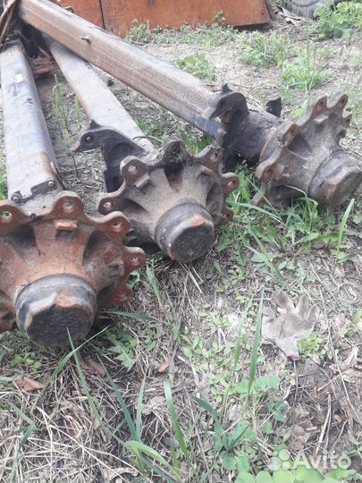 Оси полуприцепа kpona