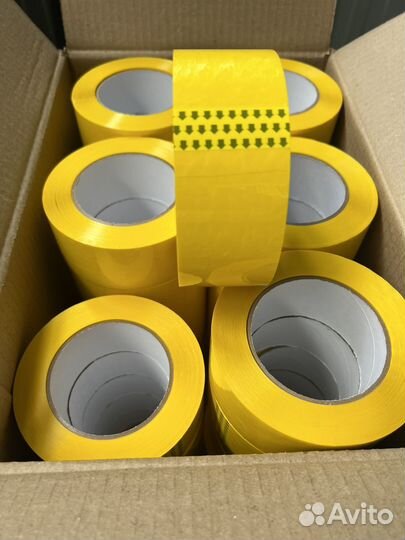 Скотч жёлтый 43мкм-150метров