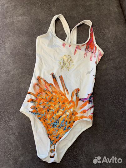 Купальник пляжная юбка Roberto Cavalli 4,6,8.10