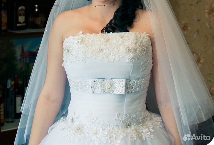 Пышное свадебное платье