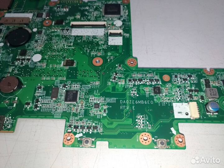 Материнская плата DA0ZE6MB6E0 rev E + охлаждение