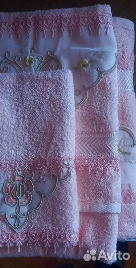 Набор комплект махровых полотенец