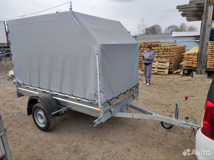 Прицеп 04.022 с тентом аэро 150 см. В наличии