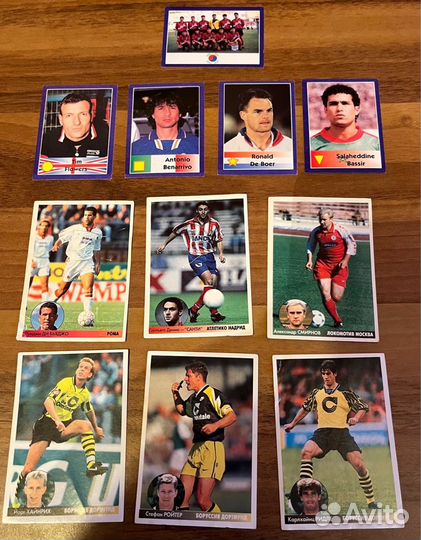 Наклейки Panini Euro 96 world cup 98