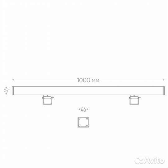Линейный прожектор Feron LL-890 36W 6400K 32201